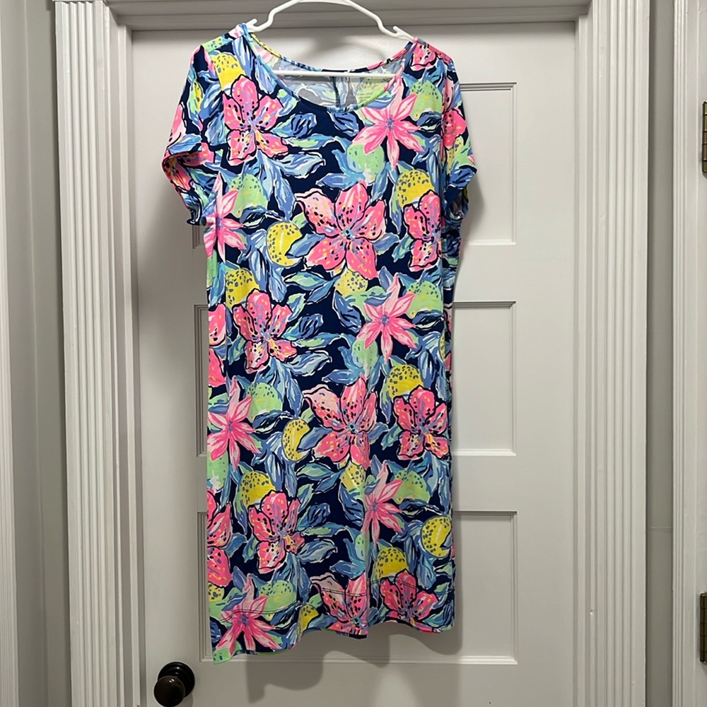 Lilly Pulitzer t-shirt dress, EUC, XL